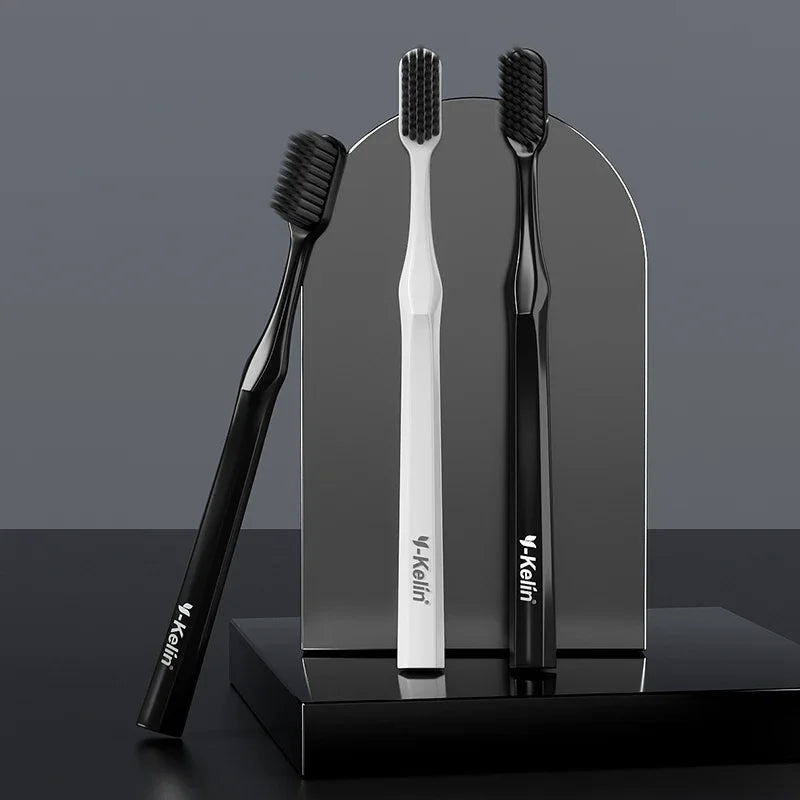 Y-Kelin Extra Hard Toothbrush Set for Men