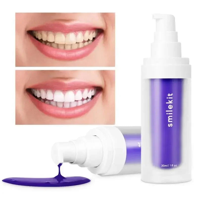 SmileKit V34 Purple Whitening Toothpaste – 30ml